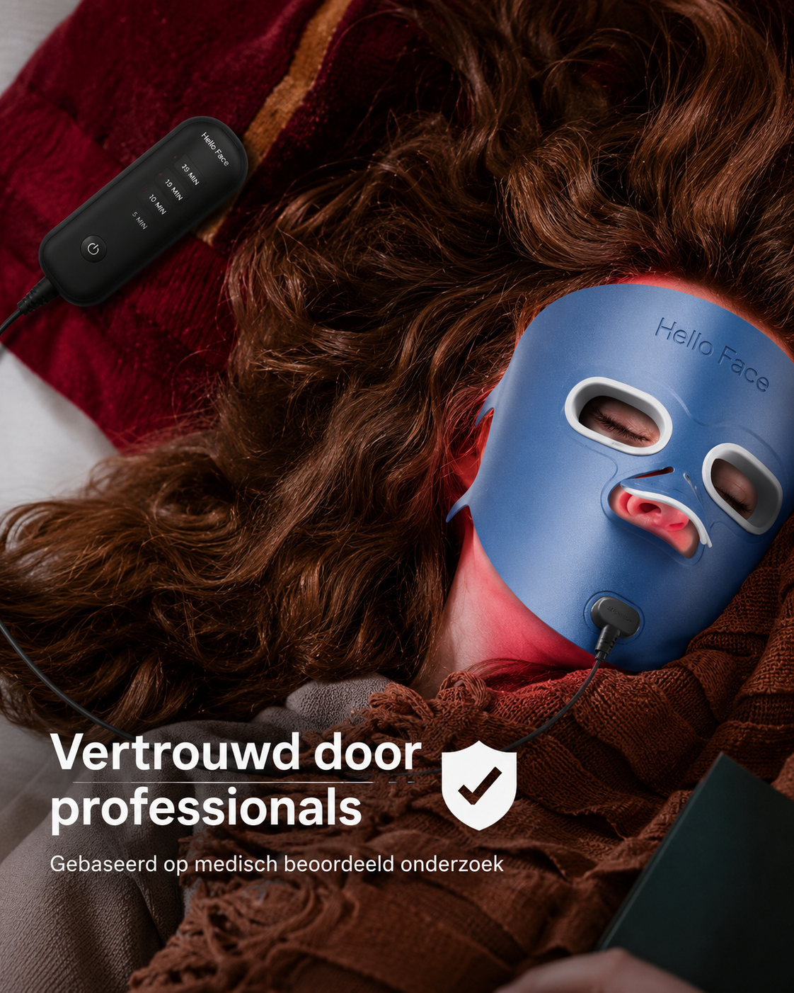 Helende Roodlicht Gezichtsmasker